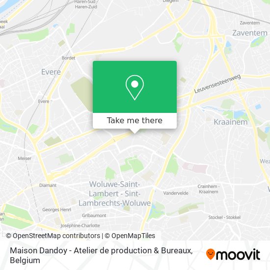 Maison Dandoy - Atelier de production & Bureaux map