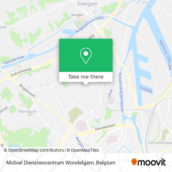 Mobiel Dienstencentrum Wondelgem plan