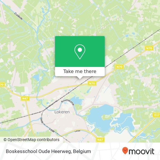 Boskesschool Oude Heerweg map
