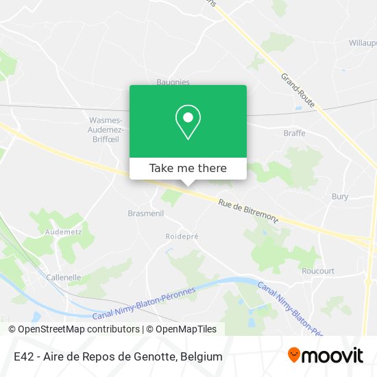E42 - Aire de Repos de Genotte map