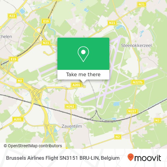 Brussels Airlines Flight SN3151 BRU-LIN plan