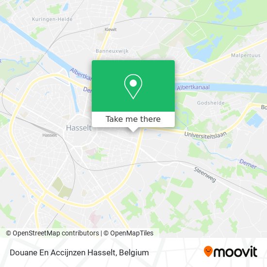 Douane En Accijnzen Hasselt map