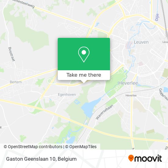 Gaston Geenslaan 10 map