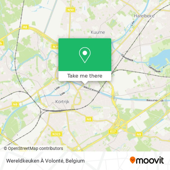 Wereldkeuken À Volonté map