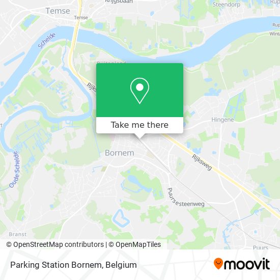 Parking Station Bornem map