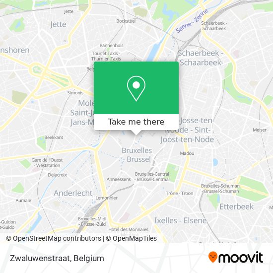 Zwaluwenstraat map