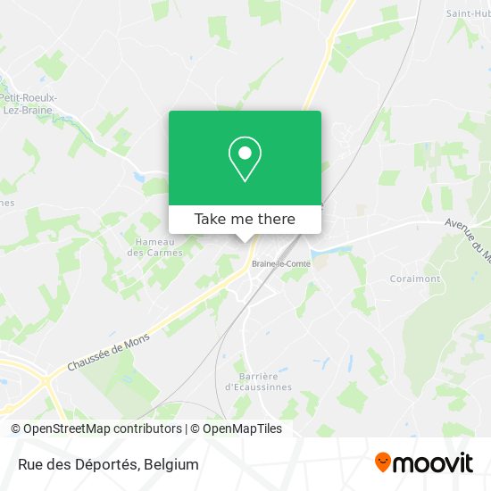 Rue des Déportés plan