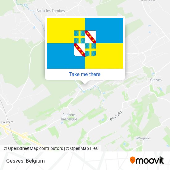 Gesves map