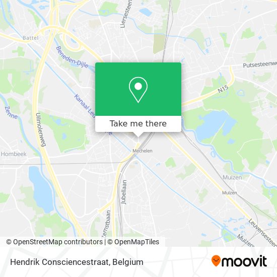 Hendrik Consciencestraat map