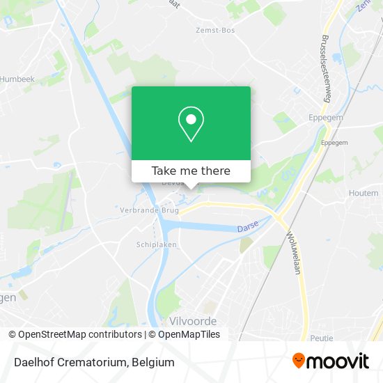 Daelhof Crematorium map