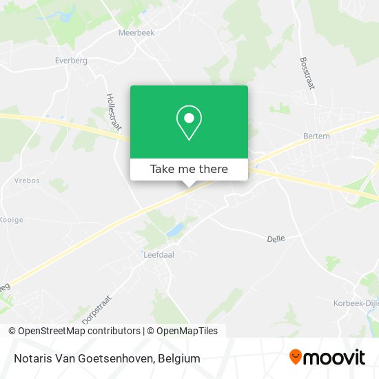 Notaris Van Goetsenhoven plan