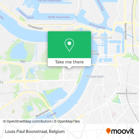 Louis Paul Boonstraat map