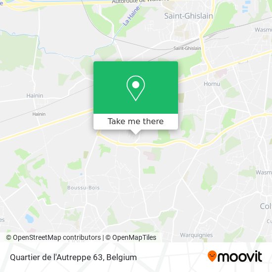 Quartier de l'Autreppe 63 map