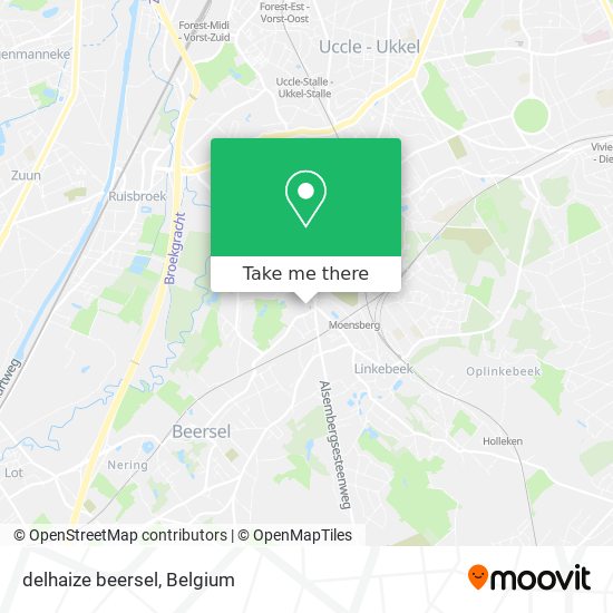 delhaize beersel map