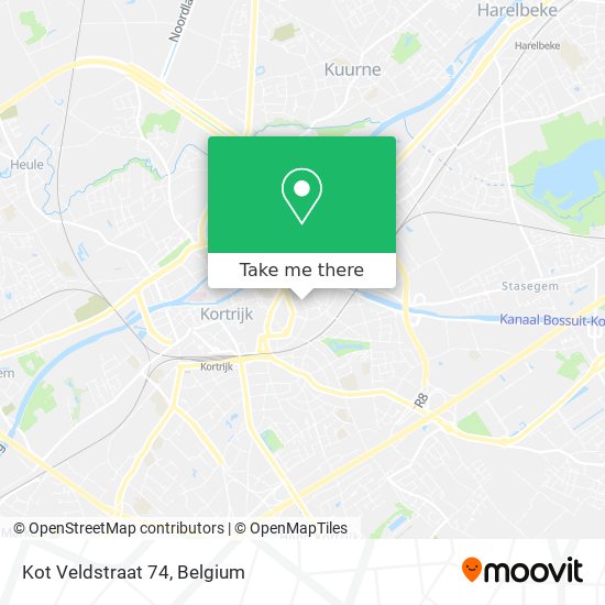 Kot Veldstraat 74 map