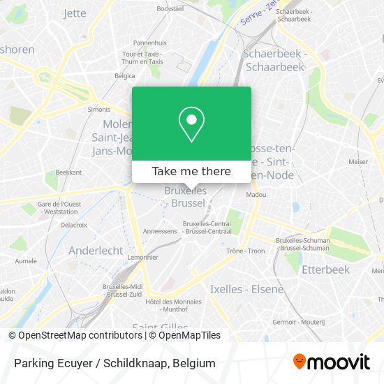 Parking Ecuyer / Schildknaap map