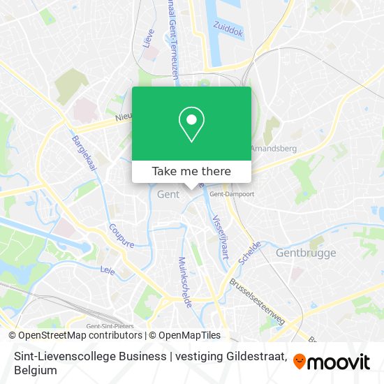 Sint-Lievenscollege Business | vestiging Gildestraat map