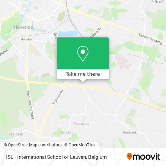ISL - International School of Leuven map