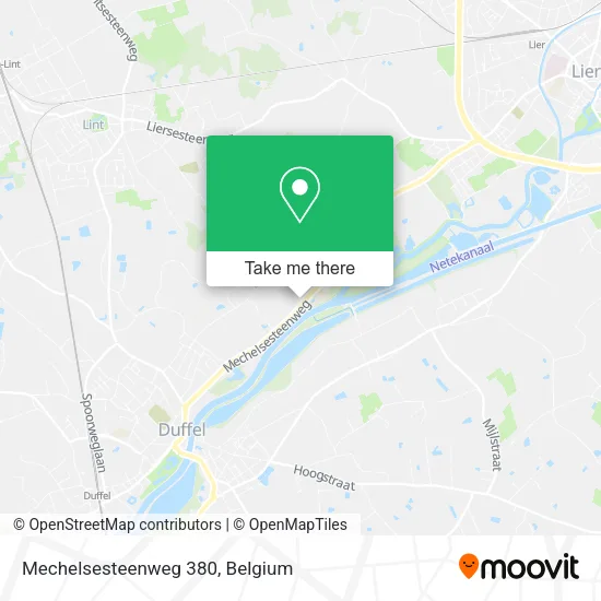 Mechelsesteenweg 380 map