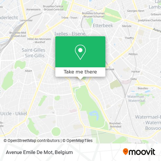 Avenue Emile De Mot map