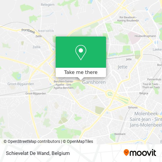 Schievelat De Wand map