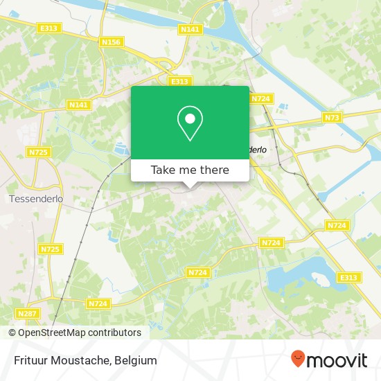 Frituur Moustache map