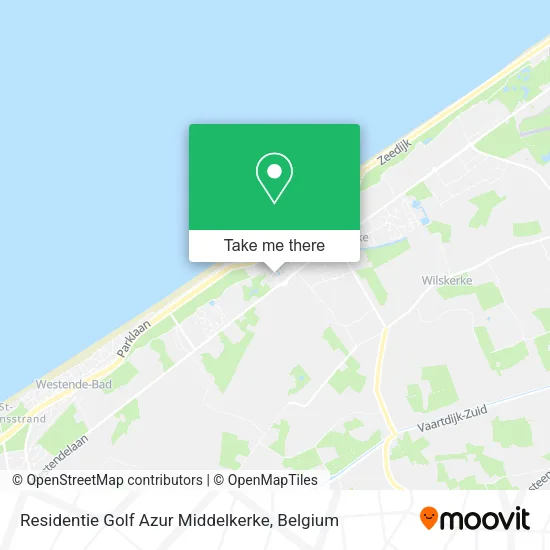 Residentie Golf Azur Middelkerke map