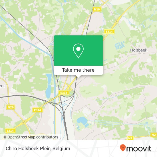 Chiro Holsbeek Plein map