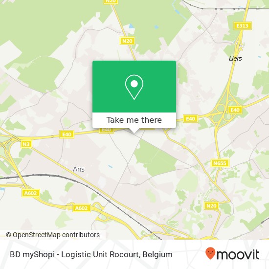 BD myShopi - Logistic Unit Rocourt plan