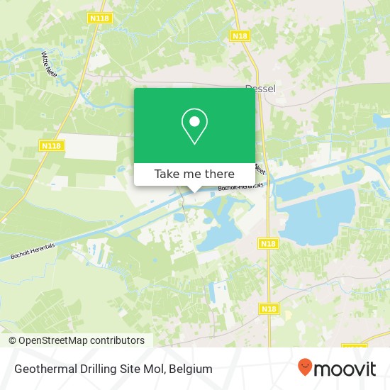 Geothermal Drilling Site Mol map