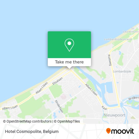 Hotel Cosmopolite map