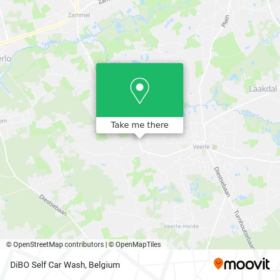 DiBO Self Car Wash map