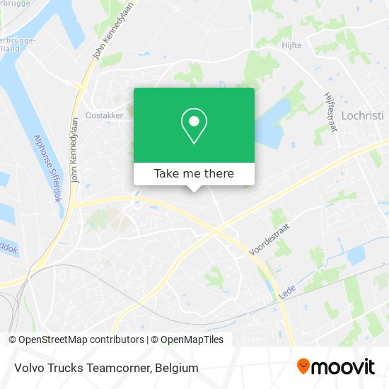 Volvo Trucks Teamcorner map