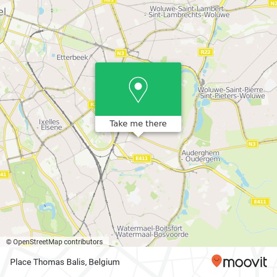 Place Thomas Balis map