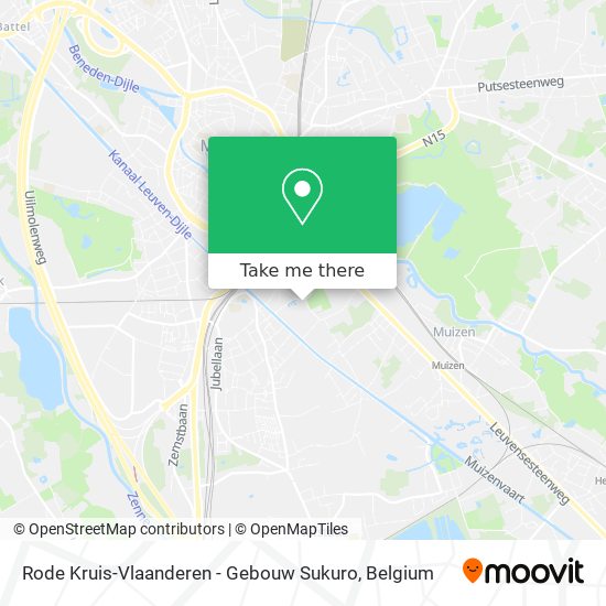 Rode Kruis-Vlaanderen - Gebouw Sukuro map