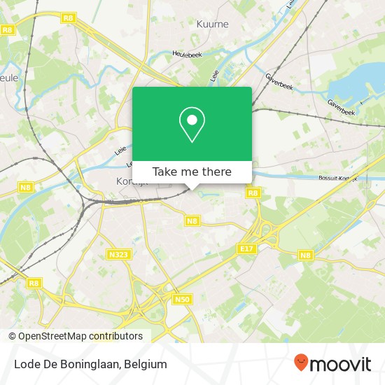 Lode De Boninglaan plan