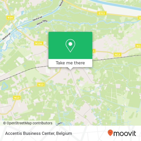 Accentis Business Center map