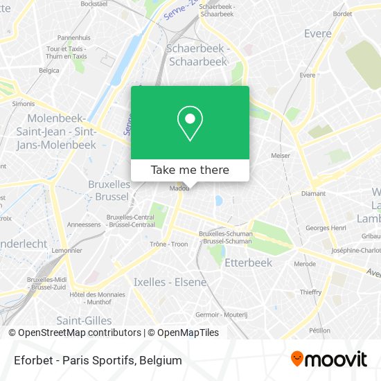 Eforbet - Paris Sportifs map