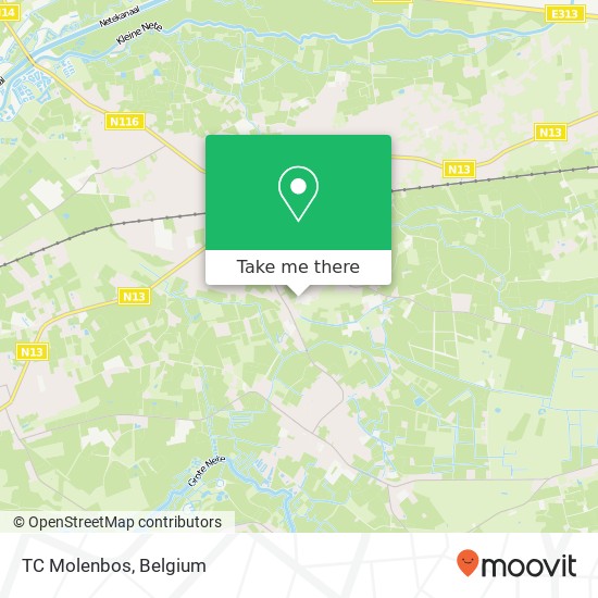 TC Molenbos map