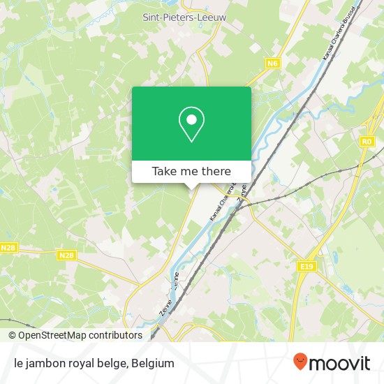 le jambon royal belge map