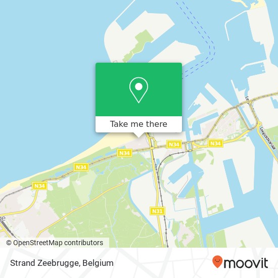 Strand Zeebrugge plan