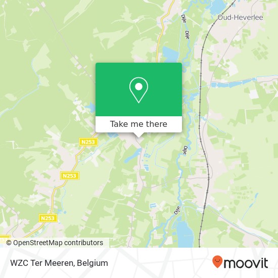 WZC Ter Meeren map