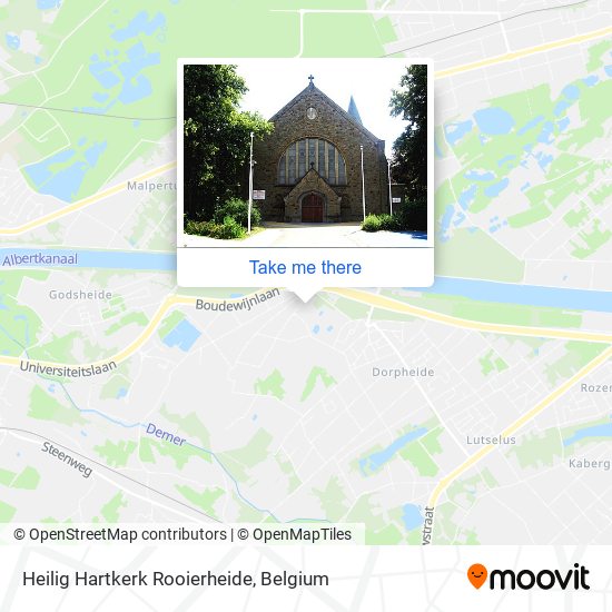 Heilig Hartkerk Rooierheide plan