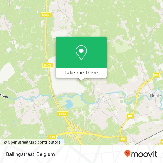 Ballingstraat map