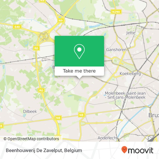 Beenhouwerij De Zavelput map