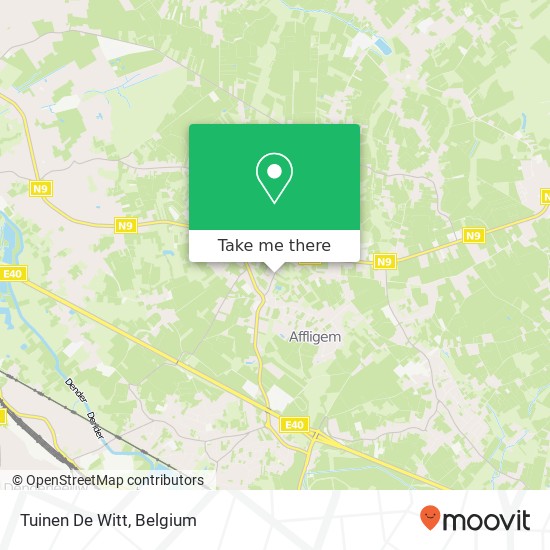 Tuinen De Witt map