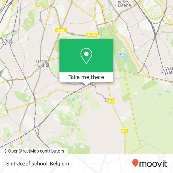 Sint-Jozef school map