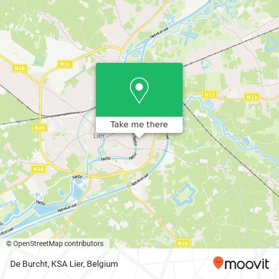 De Burcht, KSA Lier map