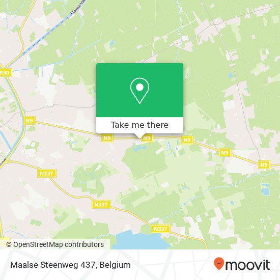 Maalse Steenweg 437 map