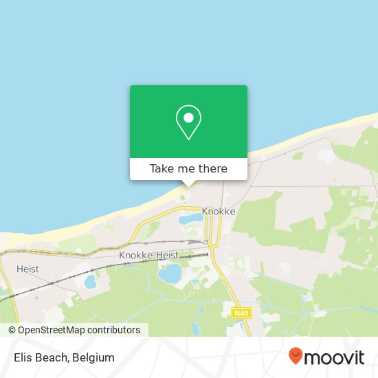 Elis Beach map